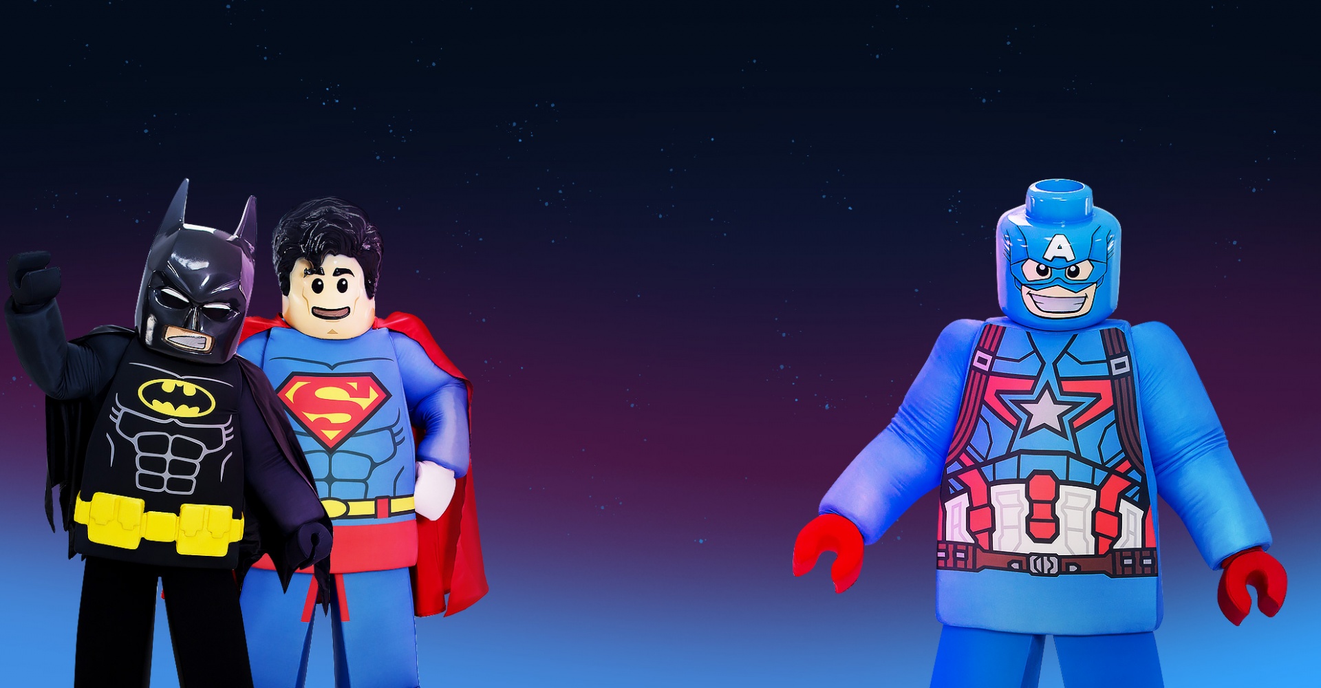 Аниматоры лего-супергерои